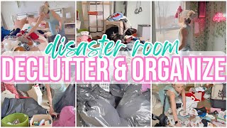 *NEW* DISASTER ROOM DECLUTTER & ORGANIZE | SPRING CLEAN WITH ME 2026 PART 1