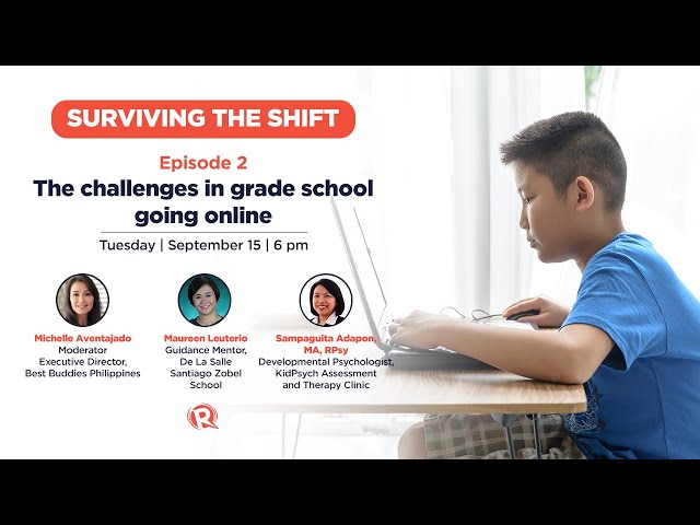 [WATCH] Surviving the Shift: The challenges in grade school going online