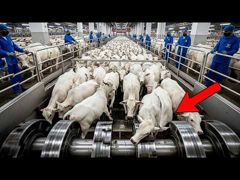 The largest cattle processing plant in Brazil! - Millions of head of cattle!