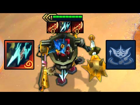 What if " Rumble Augment + Statikk Shiv " !??