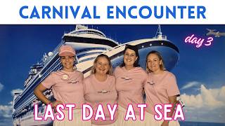 Cocktail Making & One Last Party 🍸💃 Final Day on Carnival Encounter | Birthday Cruise Finale