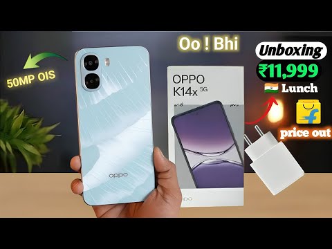 Thumbnail for Oppo K14x Unboxing & Launch Date in India |Oppo K14x 5G Review & Price | Oppo K14x Bgmi,Camera