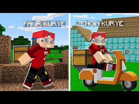 FAKİR KURYE VS ZENGİN KURYE - MİNECRAFT