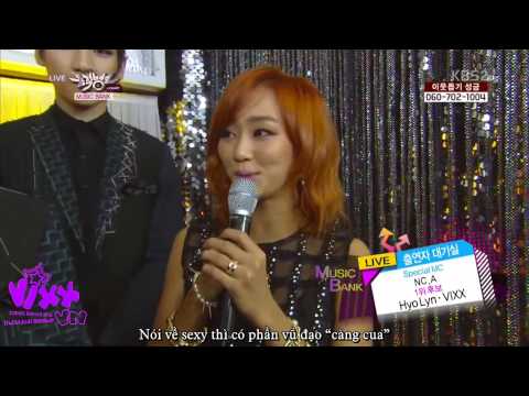 [Vietsub] MusicBank No.1 Backstage Interview - VIXX and Hyolin
