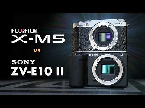 Fujifilm X-M5 vs Sony ZV-E10 II - Wildly Different