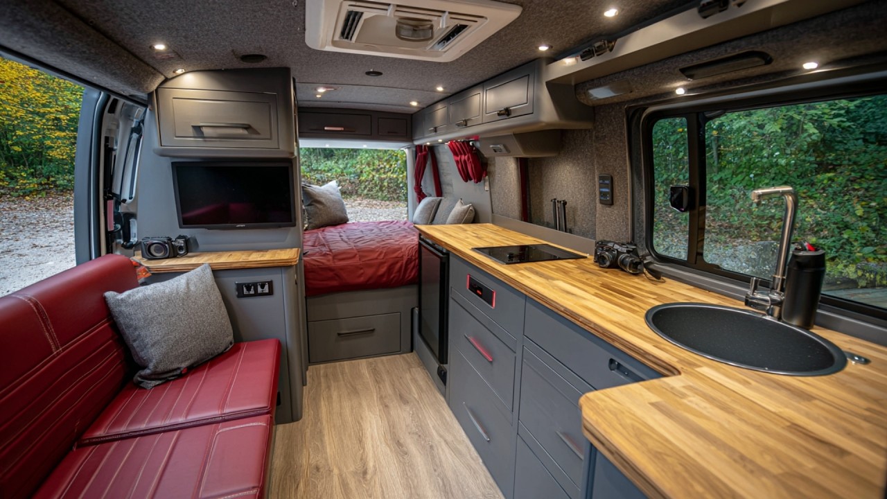 Couple Transforms 25-Year-Old Van into DIY CAMPERVAN | Start to Finish by @Mar.lavender