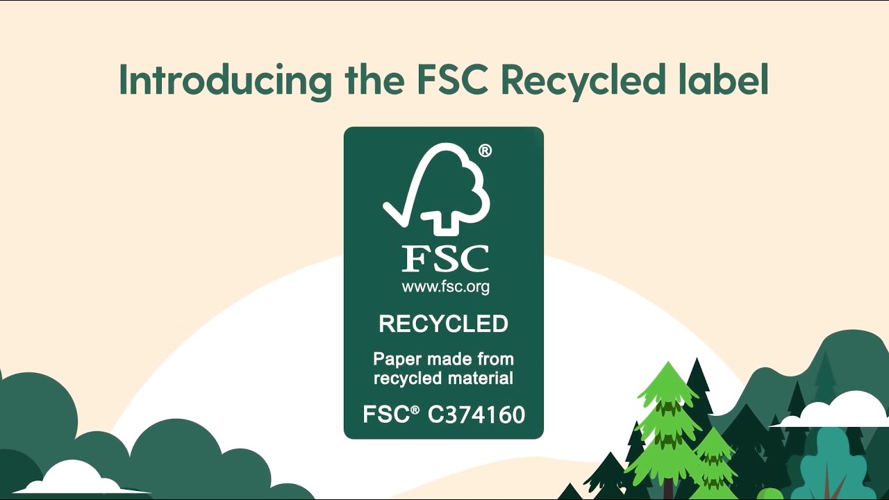 What does the FSC Recycled label mean?