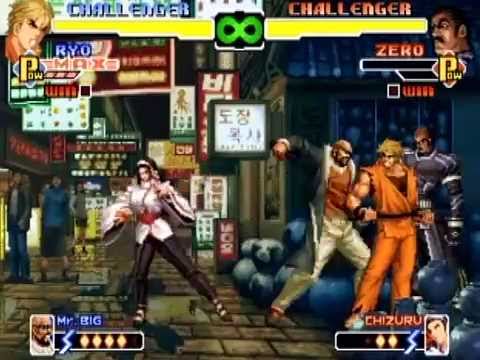KoF2k PS2 Additional Striker Combos by adakino