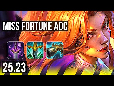 MISS FORTUNE & Pyke vs CAITLYN & Taric (ADC) | 23/1/4 | EUW Grandmaster | 25.23