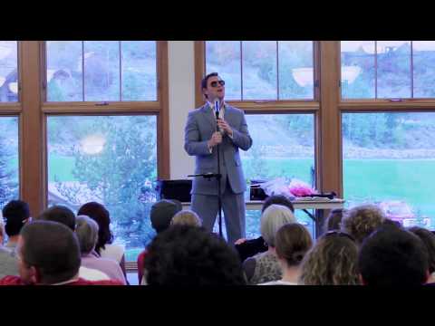Jason Hewlett plays Stevie Wonder at Aspen Grove for BYU's Registrar's Office