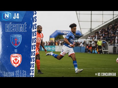 J4 | US Concarneau - AS Nancy Lorraine (1-2), le résumé | National FFF 2022-2023