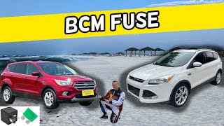 FORD ESCAPE BCM FUSE BODY CONTROL MODULE FUSE LOCATION 2013 2014 2015 2016 2017 2018 2019