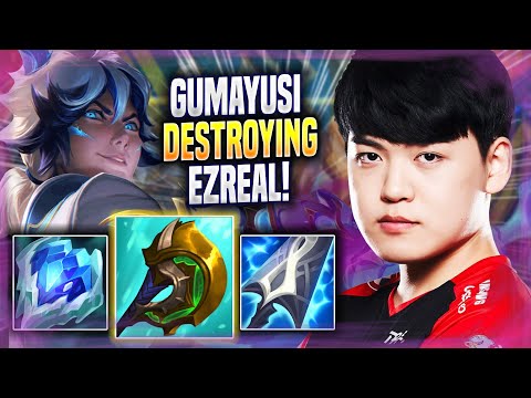 GUMAYUSI DESTROYING WITH EZREAL! - T1 Gumayusi Plays Ezreal ADC vs Samira! | Season 2022