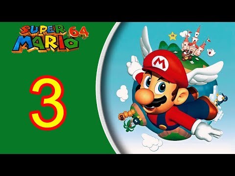 Super Mario 64 playthrough pt3 - A Slippery, Snowy Adventure