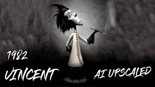 Vincent 1982 Tim Burton Short Film | Upscaled AI [1440p QHD] video