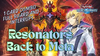 Resonators Back To META !! More Consistent With Accel Synchro on Oppenent Turn[Yu-Gi-Oh! Duel Links]