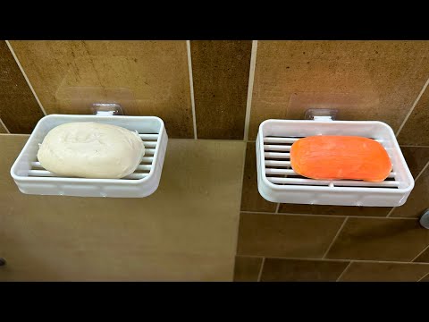 Soap Box Self Adhesive Traceless Soap Holder Dish