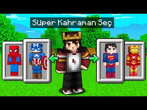 1$ FAKİR SÜPER KAHRAMAN VS 1.000.000$ ZENGİN SÜPER KAHRAMAN MADEN YARIŞI 😱 - Minecraft