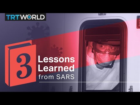 What are 3 lessons we have learned from the SARS epidemic?