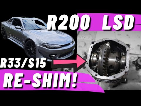 How To Shim The R33 R200 LSD Diff S15