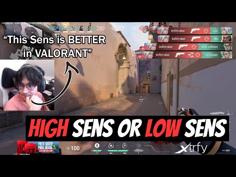 TenZ on CSGO vs Valorant High sens and Low Sens Difference