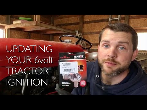 HOW TO install an electronic ignition kit on a 6 V positive ground system || FERGUSON TRACTOR
