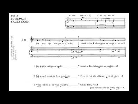 LS II, str.147 - Pán kraľuje, oslavujme ho; Ž93