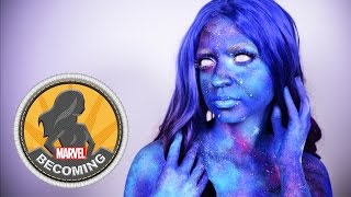 Cosplayer Melly McShane becomes Singularity - Marvel Becoming