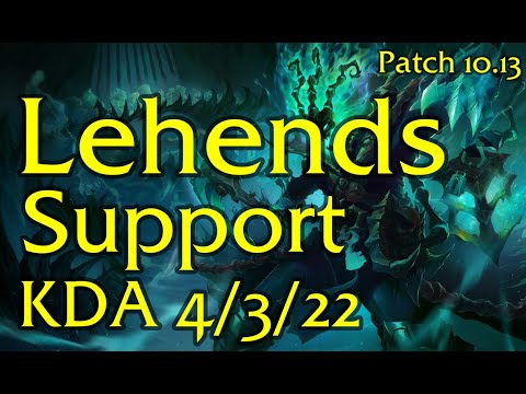 HLE Lehends - Thresh Support - KR Challenger Patch 10.13