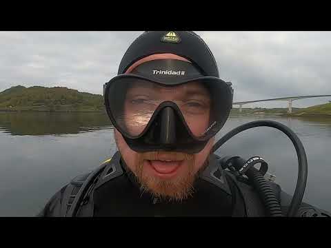 Scuba diving in Saltstraumen, Norway