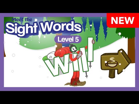 NEW! Meet the Sight Words Level 5 "will" | Preschool Prep Company