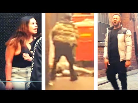 GYPSY TRAVELLER STOPS MAN DECKING WOMAN !!!! (Part 2)