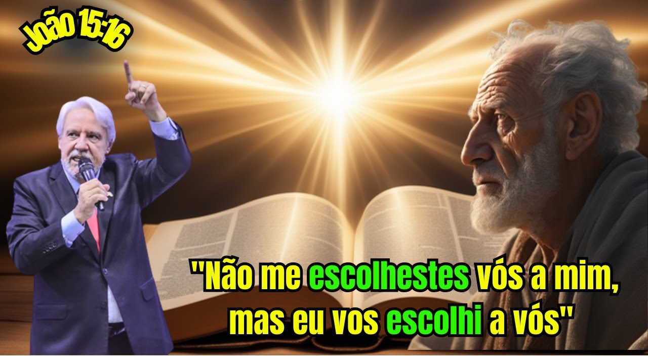 "Não me escolhestes vós a mim, mas eu vos escolhi a vós"\Evangelho João 15:16\pr juanribe pagliarin