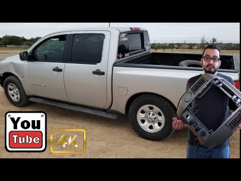 04-06 Nissan titan center dash panel replaced with some custom work