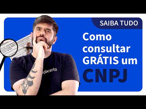 Como Consultar CNPJ Grátis? Saiba Como Puxar o CNPJ de uma Empresa na Receita Federal - Acordo Certo