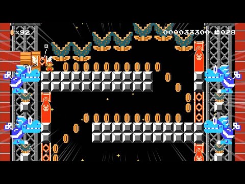 Super Mario Maker 2 - Koopa Wars Speedrun [60sec] by Goosichka - No Commentary