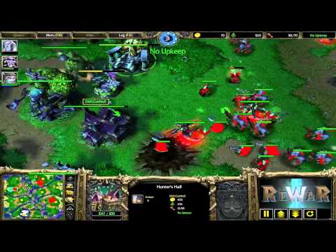 djucd(HU) GraviTy(NE) vs AbuseYouRACE(UD) DkH.CorNoX(NE) - WarCraft 3 gameplay - RN205