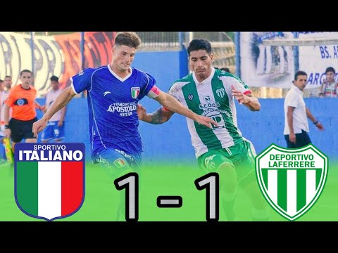 Primera C : SPORTIVO ITALIANO 1 - 1 LAFERRERE | (Los Goles)