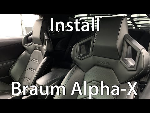 Braum Alpha X Seat Install - Genesis Coupe