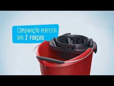 Balde Vermelho + Espremedor 1 unidade