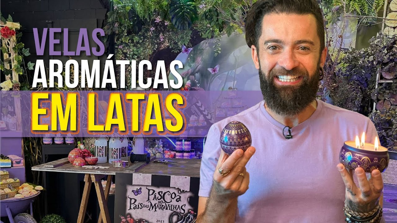 Como fazer velas aromáticas em latas | Peter Paiva