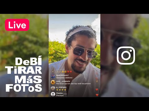 Bad Bunny - DeBÍ TiRAR MáS FOToS | Live Instagram completo 📸🇵🇷🌴