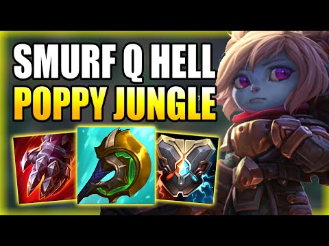 HOW TO PLAY POPPY JUNGLE & OVERCOME THE TROLLS TO WIN!  - Best Build/Runes Guide - League of Legends