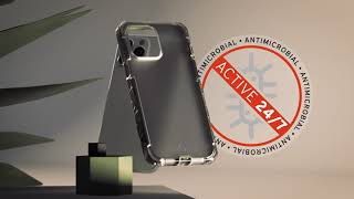 ITSKINS Spectrum Solid Apple iPhone 12 / 12 Pro Hoesje Zwart video