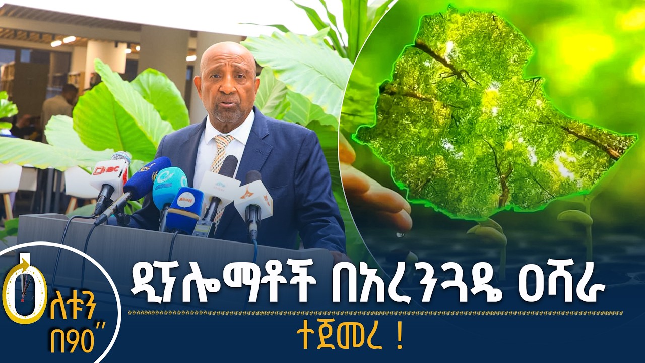 👉 ዲፕሎማቶች  በአረንጓዴ ዐሻራ   👉  ተጀመረ !