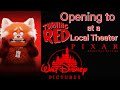 Opening to Turning Red (2022) 2024 at a Local Theater