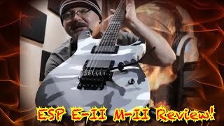 Video thumbnail for ESP E-II M-II Urban Camo, Red Neck Review!🤘🏼🤠🤘🏼 by EJ's Guitars & Music Channel