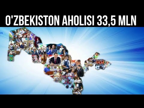 O‘zbekiston aholisi soni 33,5 mln kishiga yetdi