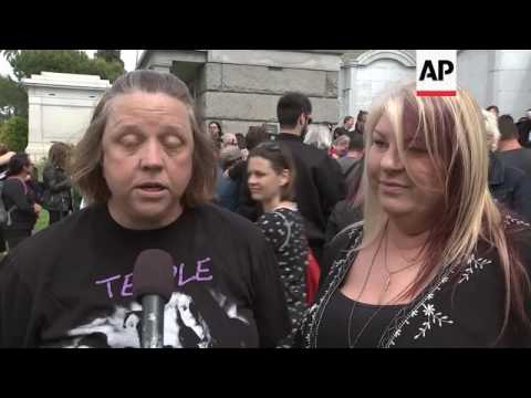 Fans remember rocker Chris Cornell at public memorial