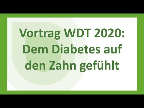 Dem Diabetes auf den Zahn gefühlt (Weltdiabetestag 2020)